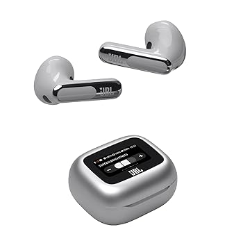 JBL Live Flex 3 Wireless Bluetooth Earbud Headphones Silver