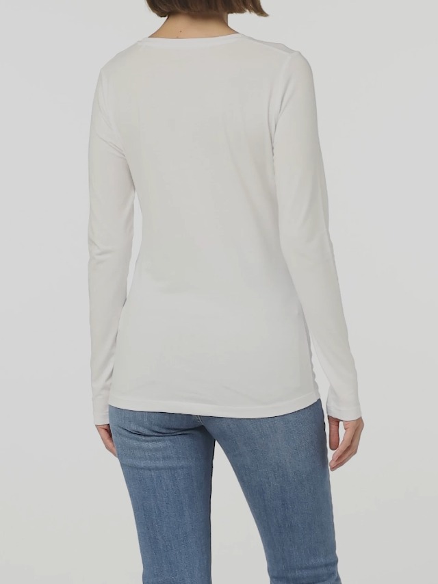 Pepe Jeans Tova Maglia Donna A Righe - Maniche Lunghe, Collo A Barca, Morbido Cotone-Lino - 4