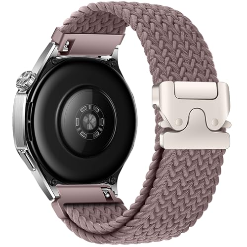Image of XMUXI 22mm Watch Band Compatible with Huawei Watch GT6 GT5 /GT 4 46mm Nylon Strap Huawei Watch 4 Band for GTR 4 Venu 2 /3,Vivoactive 4 Braided Watch Belt Parachute Metal Clasp(No Watch)
