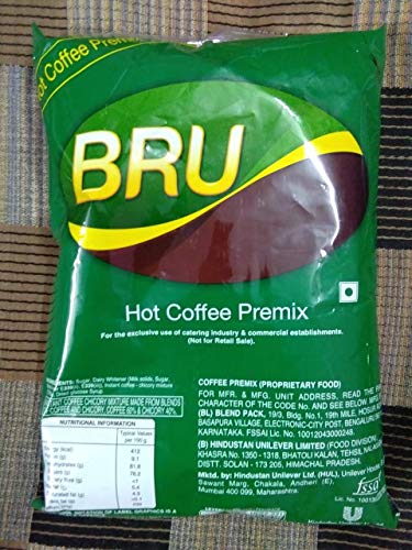 Image of Lipton Bru Hot Coffee Premix, 1 Kg - Powder, Bag