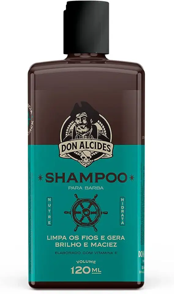 Shampoo para Barba Don Alcides Calico Jack - 120ml