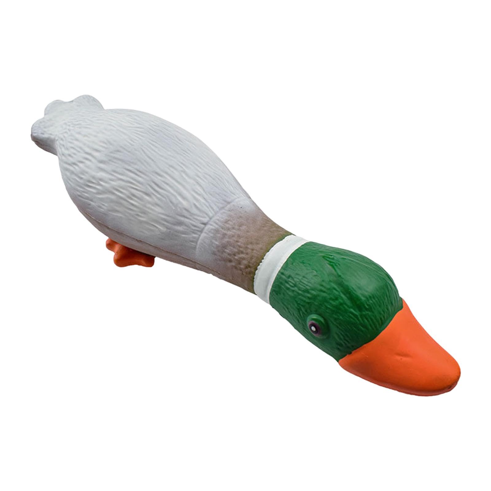 Fonowx Squeaky Interactive Toy Dog Toy Easy to Clean Latex Enrichment Toys Puppy Toys Durable Chew Toy for Small and Medium Dogs Puppy Toys for Indoor Outdoor Stress Relief, Mallard Duck