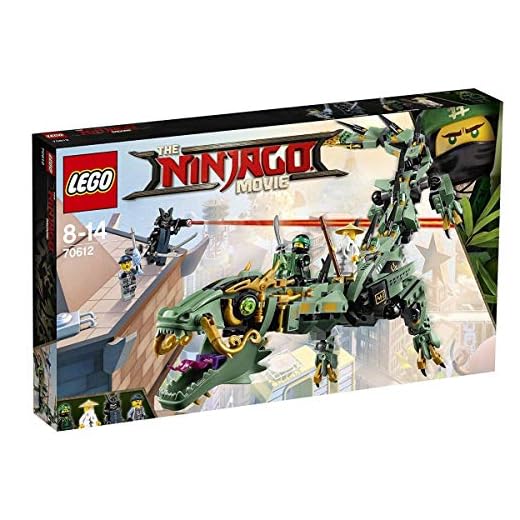 LEGO NINJAGO Movie Green Ninja Mech Dragon 70612 Ninja Toy with Dragon Figurine Building Kit (544 Pieces)