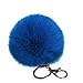Produktbild Jingyuu Schlüsselanhänger Ponponon Damen Bommel Dekoration Anhänger Schlüsselanhänger für Auto/Telefon/Rucksack/Umhängetasche/Handtasche/Auto/Schlüsselanhänger 8 cm blau