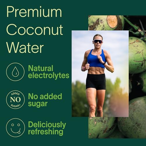 Image of Zico 100% Coconut Water, No added Sugar, Refreshingly Delicious, Hydration with Electrolytes, 11.2 Fl Oz (Pack of 12) | Natural Electrolyte Hydration, No Added Sugar, Single Ingredient, Refreshing Sports Drink Alternative