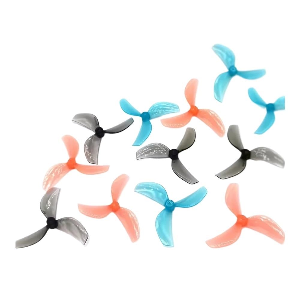 Universale 4 paia/8 pezzi 3 pezzi 45mm-3 eliche per parti drone (4 paia grigio 1,5 mm)