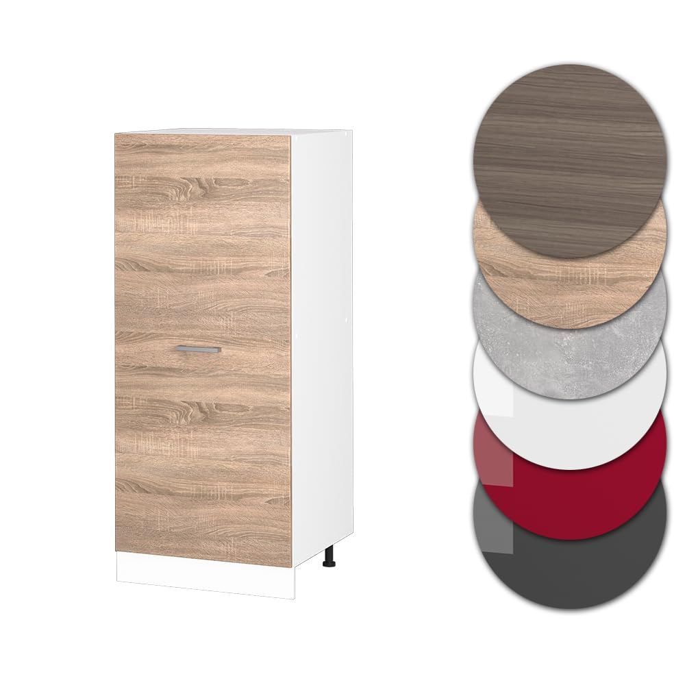 Vicco mobile cucina dispensa R-Line, Sonoma, 60 cm, per la libera combinazione all'interno di sistemi cucina modulari