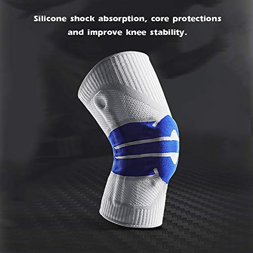 Joelheiras de fitness, Romacci Fitness Running Riding Joelheiras de verão Joelheiras de malha Protet