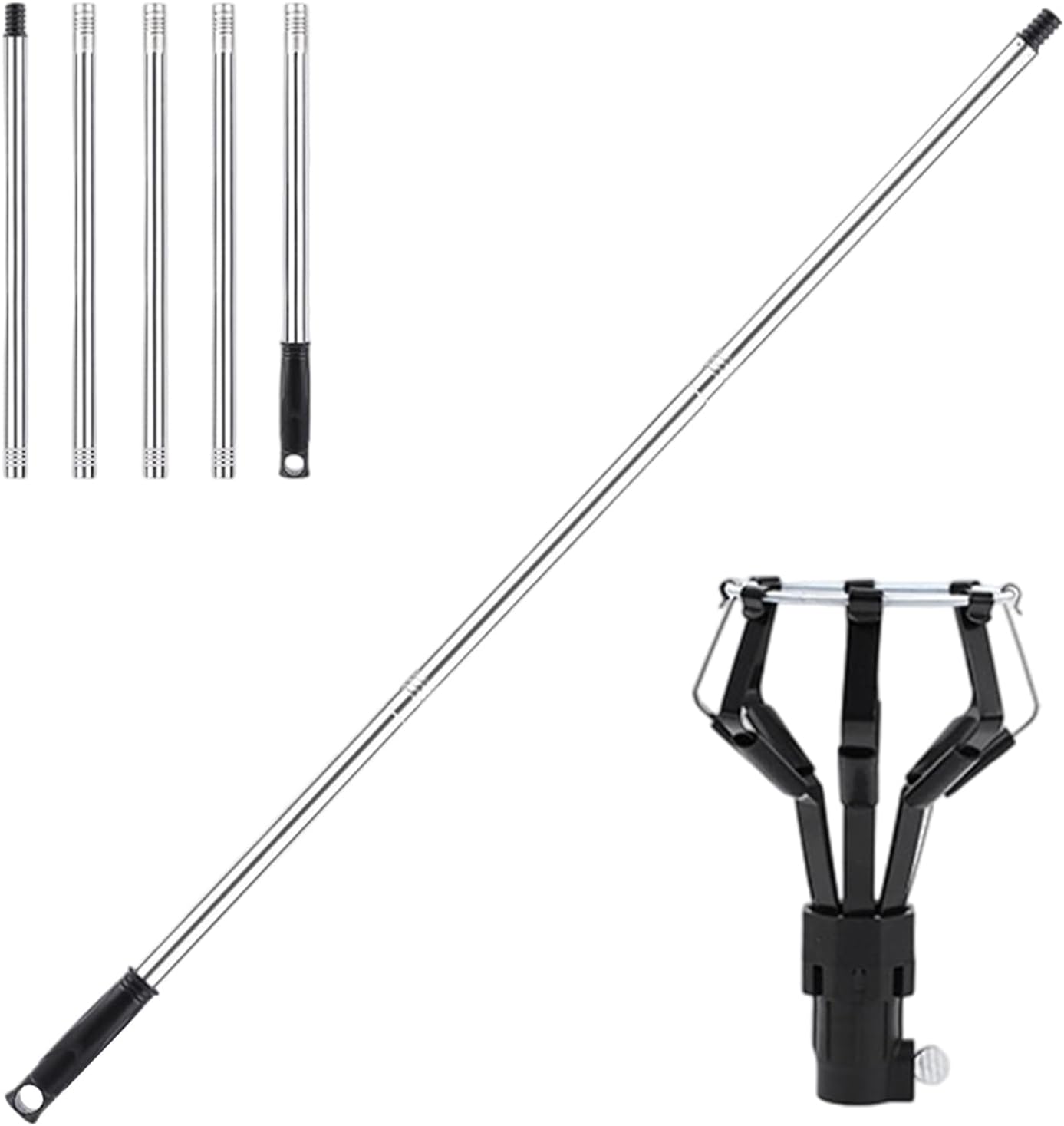 Ceiling Light Bulb Changer | Extendable Changing Tool,Light Bulb Extension Pole Changer Tool - for Maintenance Installation Chandelier Recessed Lighting Floodlight Household