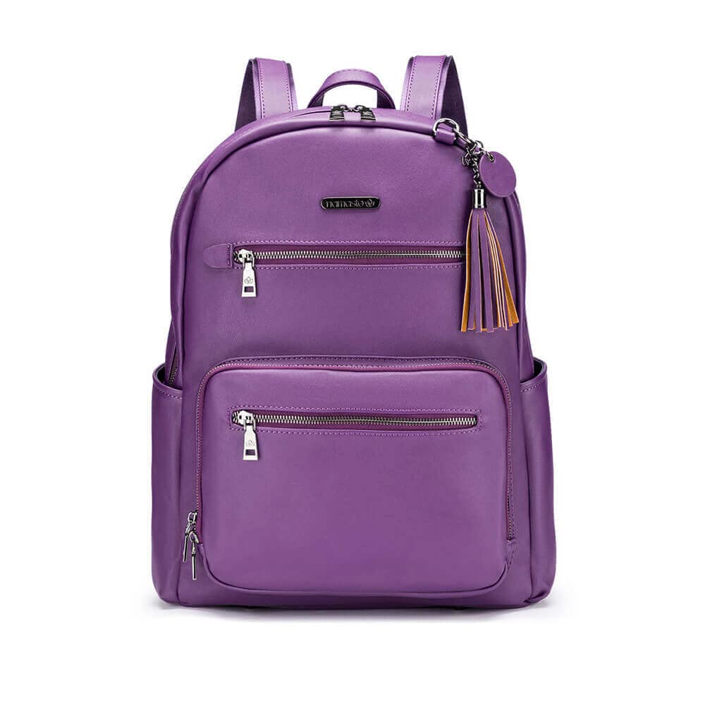 Namaste Zaino Backpack, Pelle Sintetica, Purple, Taglia unica