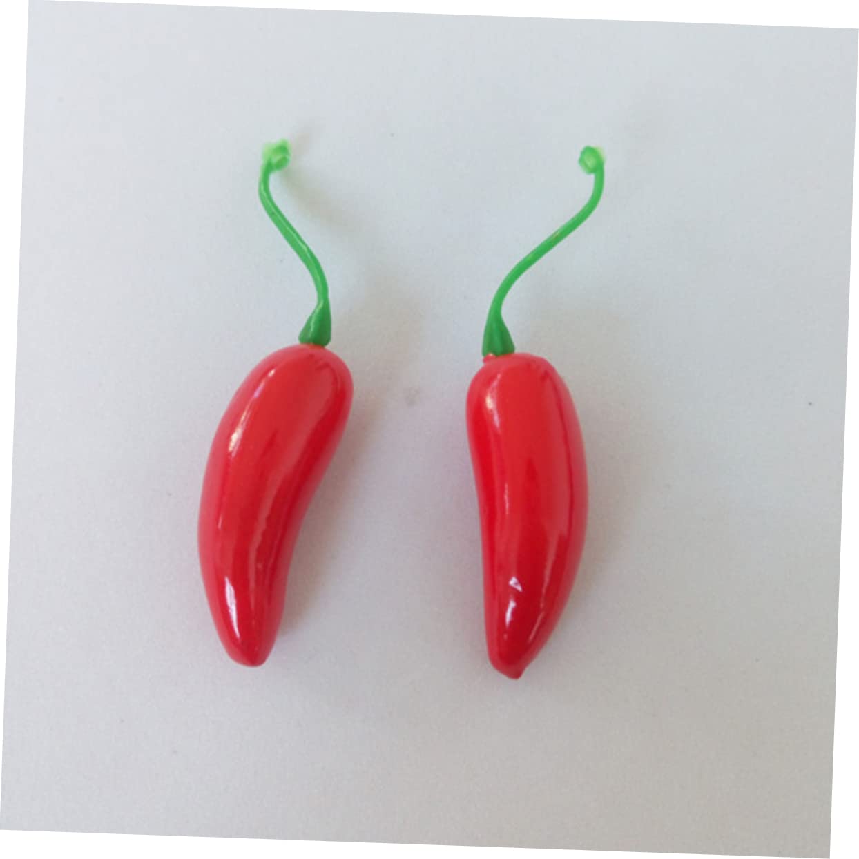 TOPBATHY 400 Pz Artificiale Peperoncino Artificiale Giocattoli Vegetali Spuma Di Peperoncino Vegetale Artificiale Banchetto Di Verdure Calde Mini Peperoni Mini Giocattolo Rosso Schiuma