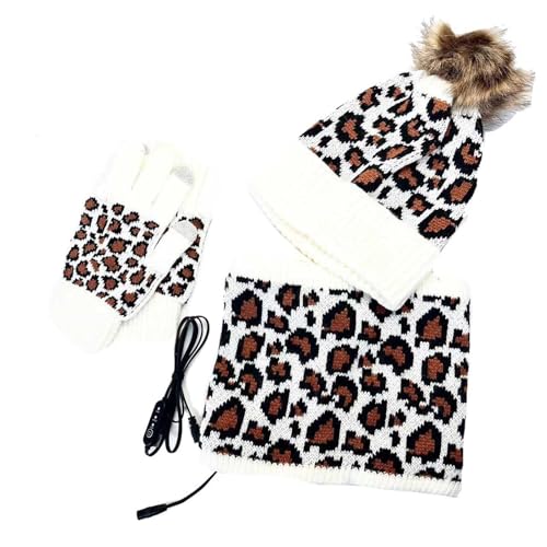 Ensemble bonnet écharpe gant femme thermique et coupe-vent pour le sport