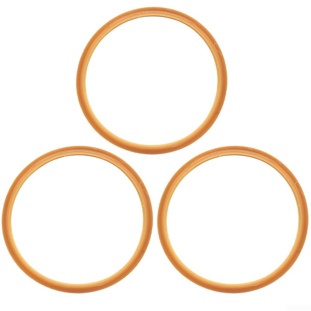 Anillo de sellado de silicona para olla a presión, junta de repuesto para cocinas de aleación de aluminio, transparente, flexible, 18-32 cm, varios tamaños, instalación para uso en cocina, 2