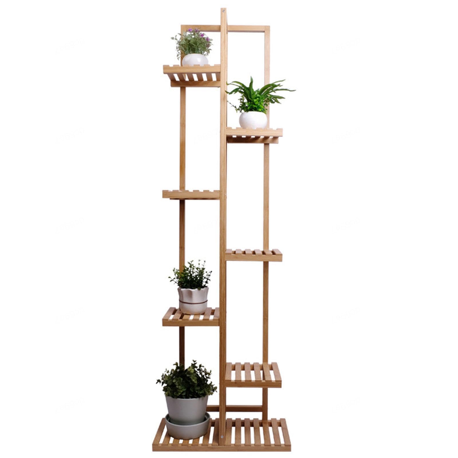 Support plantes bois : gagnez de la place au sol avec cette étagère 6 niveaux
