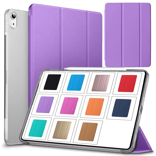 Image of DuraSafe Cases for iPad Air 4 5 6 11 2020 2022 2024 Gen 10.9 /11 Case A2588 A2589 A2591 MM9N3HN /A MM9E3HN /A MM9D3HN /A MME23HN /A MM9C3HN /A MM9F3HN /A A2316 MYFQ2HN /A MYFM2HN /A MYFR2HN /A - Purple