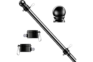 hogardeck 5 FT Black Flag Pole