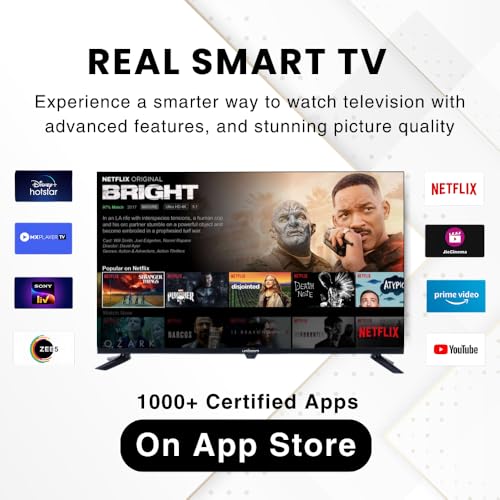 Image of Uniboom Optima Series 80 cm (32 inch) HD Smart LED TV |Android TV with Voice Command App |5000+ Free Movies |30W Sonic Boom Speakers| 500+ Certified Apps |Mobile Remote |Mobile Screen Cast-32S-ULT-AED