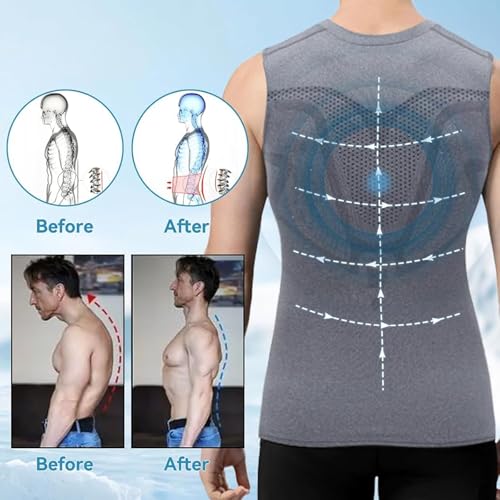 Vitrumite Compression Shirt, Cozy Breezy Fat Burning Shapewear, Slimming Body Shaper Vest for Men4