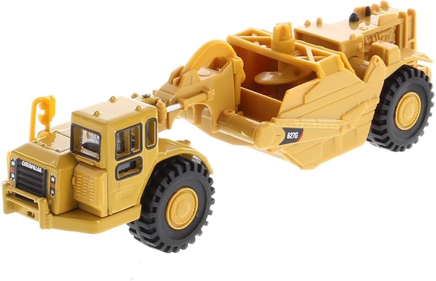 Schürfzug CAT 627 スクレーパー ミニカー Amazon.com: Diecast Masters 1/87 Caterpillar 627G Auger Scraper