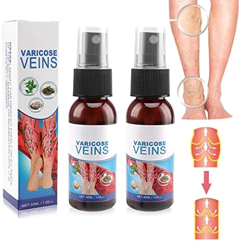 JOKBEN 2PCS Varicose Veins Treatment Spray, Veinhealing Varicose Spray, Varicose Veins Treatment Spray for Legs, Varicose Vein Soothing Spray - 30ML Cover