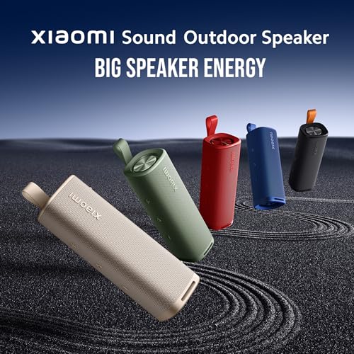 Image of XIAOMI Sound Outdoor Speaker (Gold) | |30W Hi-Quality Speaker with Mic|Upto 12hrs Playback Time|IP67 Waterproof & Type C|Wireless Stereo Pairing| Outdoor & Travel Purpose