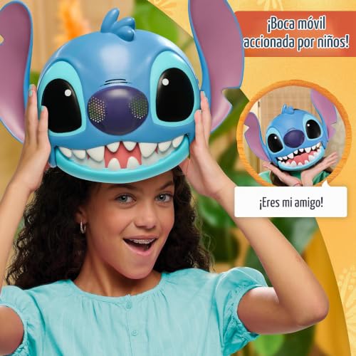 Miniatura 3 de Just Play Máscara parlante de Stitch de Disney con más de 25 Sonidos y Frases, Correas Ajustables, Disfraz para niños, Juguetes para niños a Partir de 3 años | Correas ajustables, disfraz para niños, disfraces y juegos de simulación