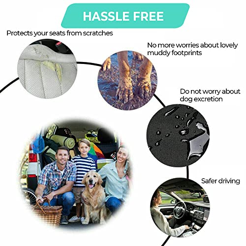 image for Yarra Supply Dog Seat Cover Waterproof Pet Cover Hammock, Pet Seat Cov