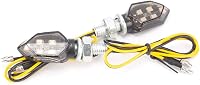 SFONIA Motoros LED Index Szett 4db Mini Irányjelző 12V Vízálló M8 E-Mark Jóváhagyott Univerzális Motorkerékpár Quad Scooter 3