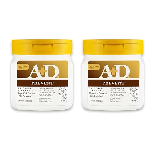 A+D Pomada original, salpullido del pañal y fórmula del cuidado de la piel multiuso 1lb, 1, 1