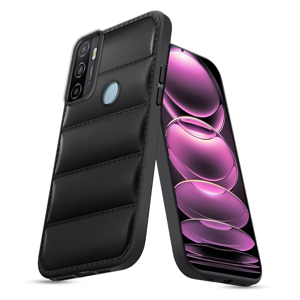 KARWAN® Puffer Edition Silicone Case Cover for Oppo A53 | Scratch Resistance Mobile Cover, Camera Protection Case Compatible with Black (B0CVB7F333) Amazon Price History, Amazon Price Tracker