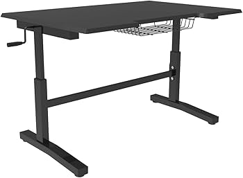 Amazon | E-WIN パソコンデスク 高さ調節可能 幅116㎝×奥行76.5