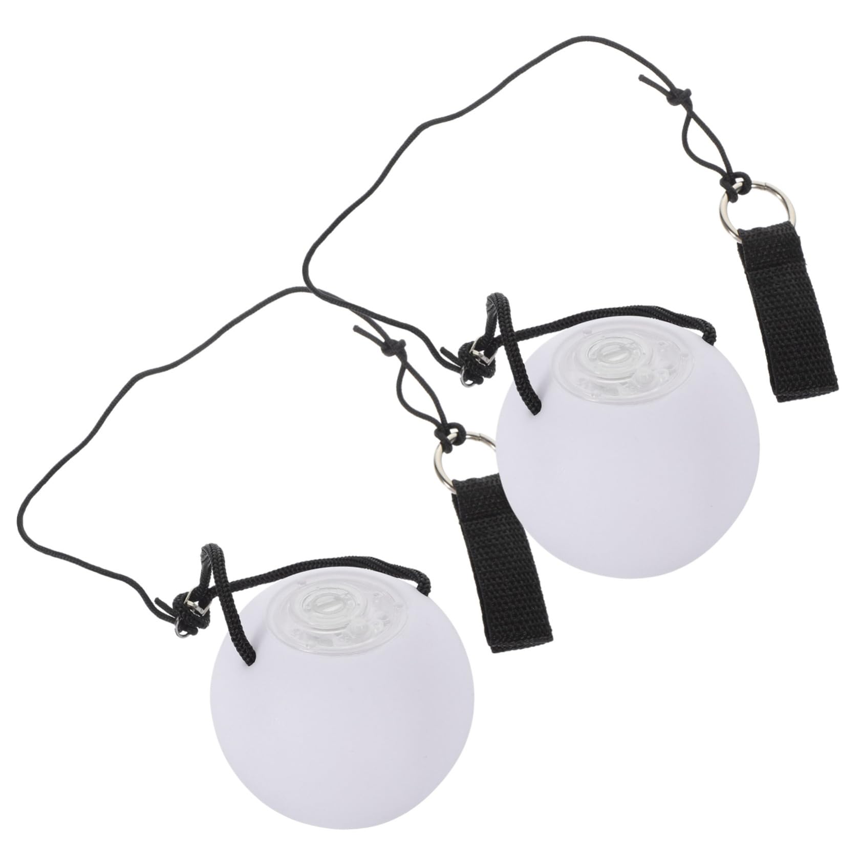 OFFIGAM 2pcs LED Glowing Balls for Parties and Clubs Multi-use Juggling Balls Made of Sturdy Vinyl and Pvc That Are Not Easy to Fade for Outdoor Fun