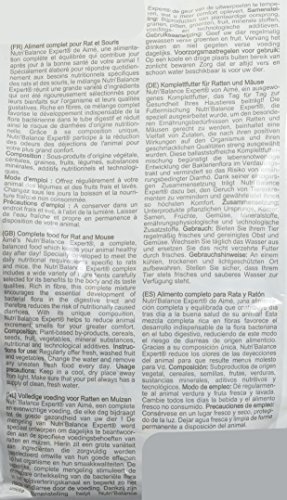 Repas Rat et Souris complet mélange varié graines rongeurs 800G - 6