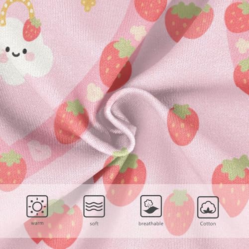 Girls' Underwear Strawberry White Cloud Cute Toddle Brief Panties 2-8 Years 203005843