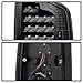 ACANII - For Blk 2002-2006 Dodge Ram 1500 2500 3500 LED Tail lights +LED 3rd Brake Cargo Lamp