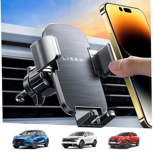 LISEN Car Phone Holder for Cars Mobile Phone Holder Cars Air Vent [Ultra Stable] Car Accessories Phone Mount Installation Equipment Best for iPhone 17 16 Pro Max Air Galaxy A55 All 4-7phones