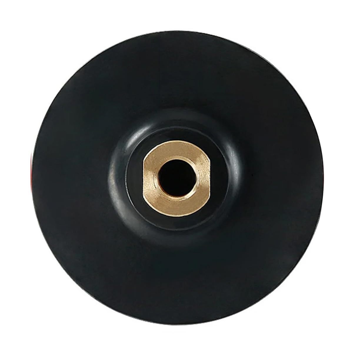 Fuhjythy Rubber Backing Pad Polishing Grinding Disc Holder for Angle Grinder M14 Abrasive Self-Adhesive Grinding Backing Pad 4In