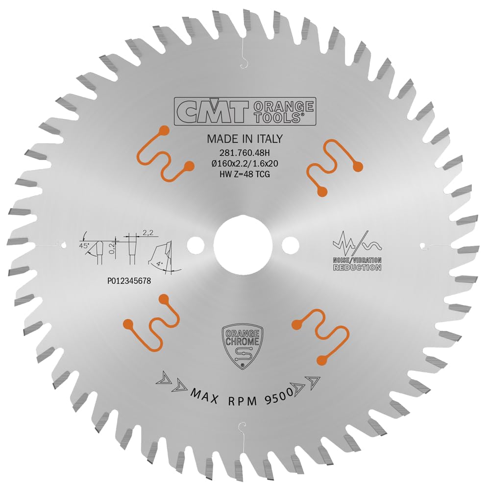 CMT 281 Chrome Circular Trapezial Blade D160 d20 Z48 B2.2 Price is Inc VAT@20%