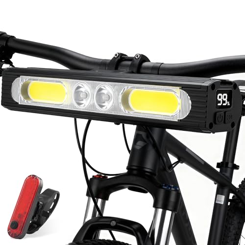 Bike Lights for Night Riding,1500 Lumens High&Low Beam Front