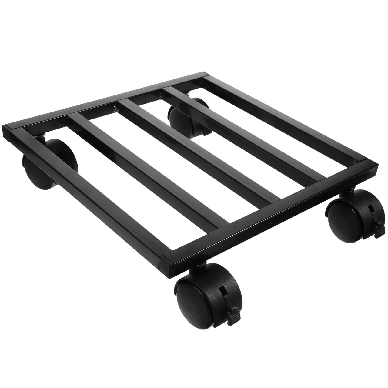 Kisangel Support De Plante avec Roulette 9.84In Base Roulante pour Pot De Fleur Robuste Mobilité Facile Intérieur Extérieur Jardin
