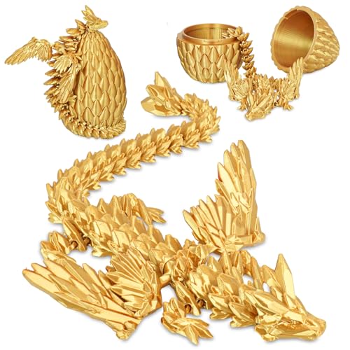 Balkwan Geflügelter Drache im Überraschungsei Lustiges Sammlerspielzeug Geschenk Kinder Erwachsene 3D Gedruckter Fantasiedrache ideal Weihnachten Ostern Geburtstage Feiertagsdeko