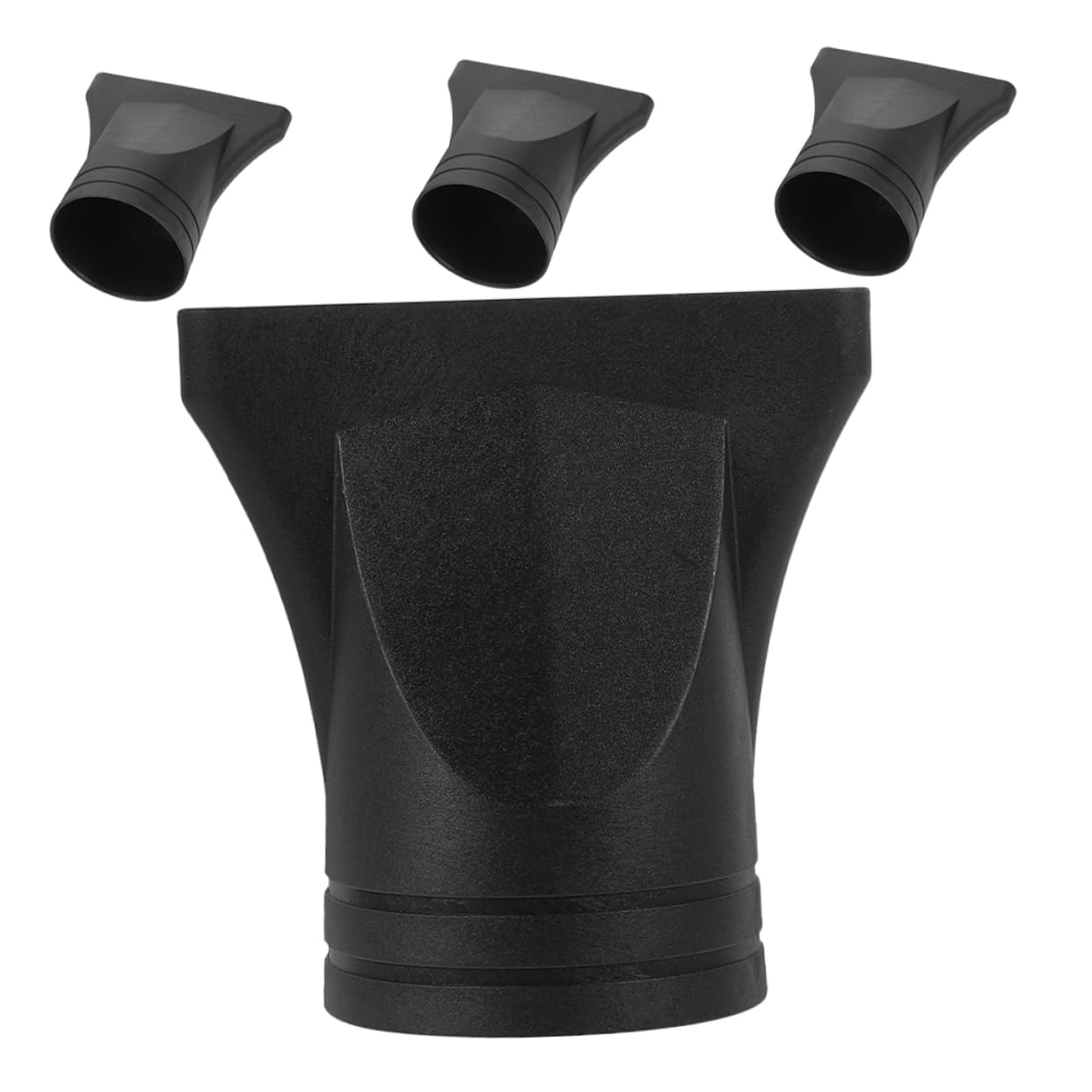 Hohopeti 4 Piezas Accesorios para Secador de Pelo Boquillas Concentradoras Resistentes Altas Temperaturas Compatibles con Diámetros de Secado Uniforme y Rápido