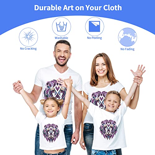 Gozye Premium Dtf Transfer Film - 50 Sheets A4 Matte Pet Heat Transfer Paper For Direct-To-Film Printing On T-Shirts Textile- Size: A4 (8.3" X 11.7") #TOP3