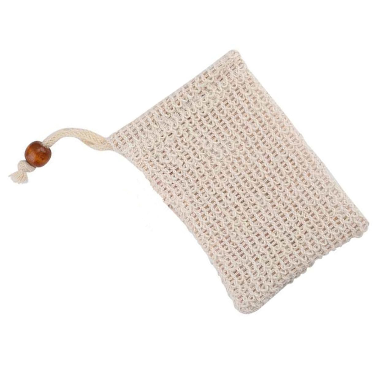 3pcs Exfoliating Mesh Soap Saver Pouch Flax Net for Skin
