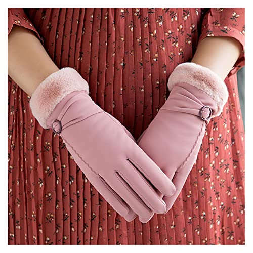 Gants d'hiver femme tactiles et imperméables en cachemire épais gris