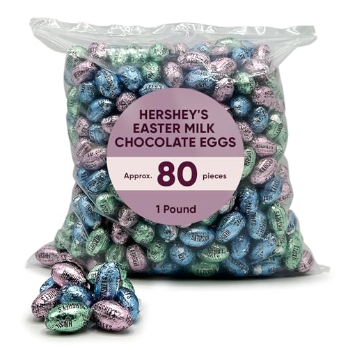 Milk Chocolate Eggs Easter Pastel Colors - 1 Pound...
