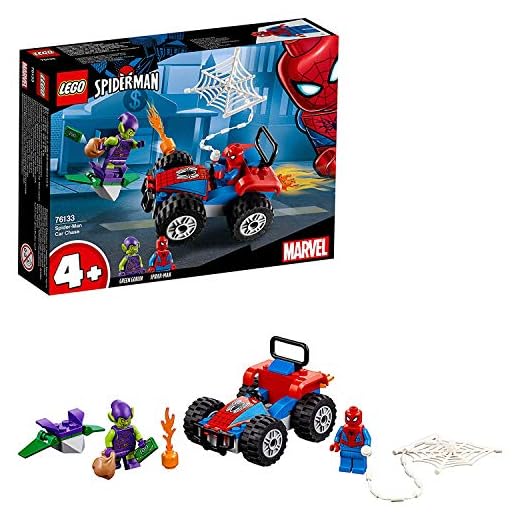 LEGO 76133 Spider-Man Verfolgungsjagd Kinderspielzeug, Bunt
