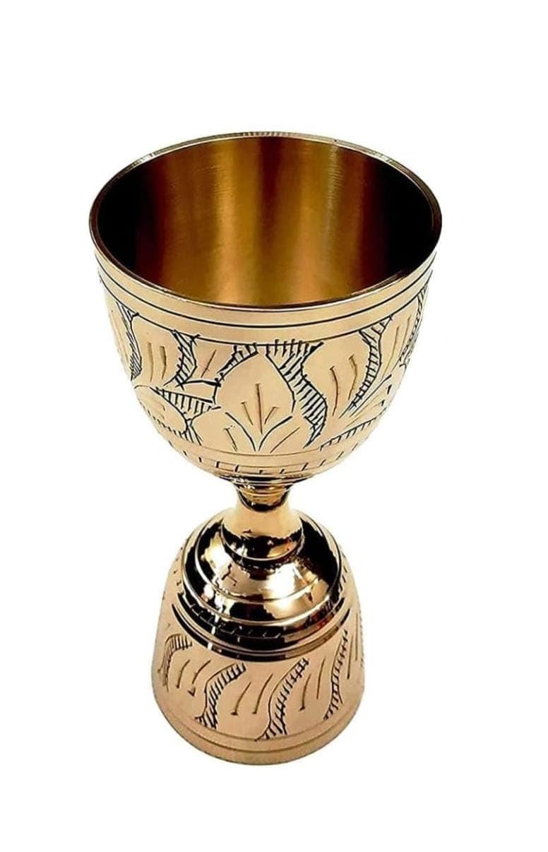 Brass peg Measure 30/60 ml Jigger, peg Measure Brass Jigger,Brass Measuring Tool Double peetal Measuring Cup,peg Measurer Brass peg Measure