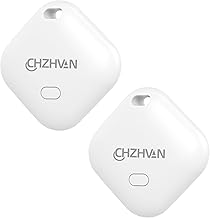 Air Tracker Tag Locator Compatible with Apple Where Is (iOS Only), Replaceable Battery, Water Resistant, Bluetooth Item Finder for Bags, Luggage, Pets and Backpacks