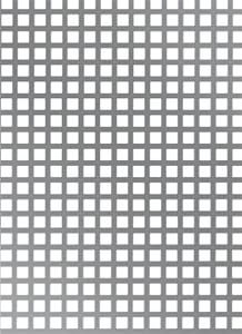 GAH-Alberts 468187 Blacha Perforowana Kwadratowa 500x1000